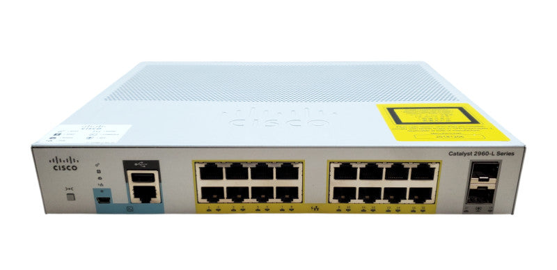 Cisco WS-C2960L-16PS-LL 16-Port Gigabit Ethernet Switch