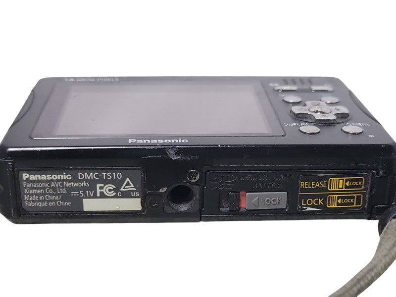 Panasonic Lumix shock and waterproof DMC-TS10 14MP Camera, READ _