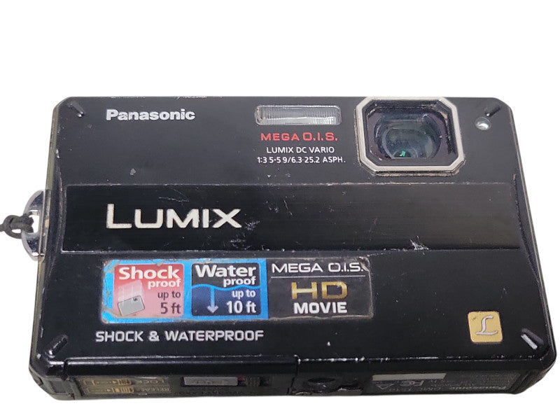 Panasonic Lumix shock and waterproof DMC-TS10 14MP Camera, READ _