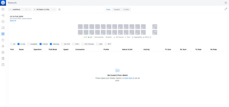 Ubiquiti UniFi US-24-250W | 24-Port Gigabit PoE+ Managed Switch