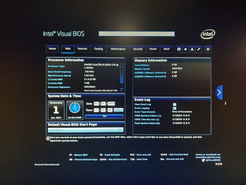 Intel NUC Mini PC NUC5i5RYK Core i5-5250U 8GB RAM - No HDD