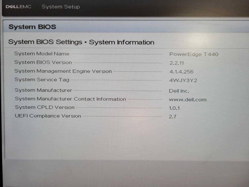 Dell EMC PE T440 2x Xeon Bronze 3104 @ 1.70Ghz 48GB H730P 2x PSU 8x 3.5" !