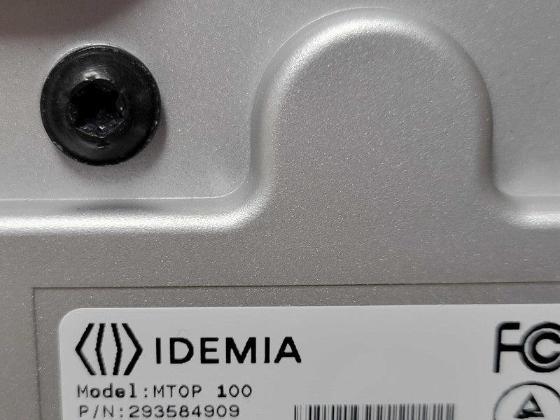 Morpho IDEMIA MTOP 100 293584909 biometric attendance, READ Q_