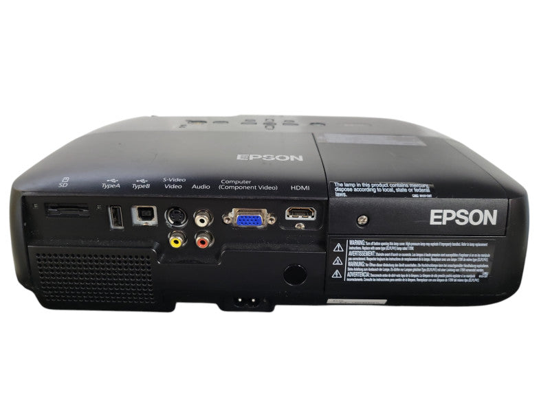 Epson EX70 3LCD Projector Portable WXGA Home Theater H285A HD HDMI 140 Lamp Hours !