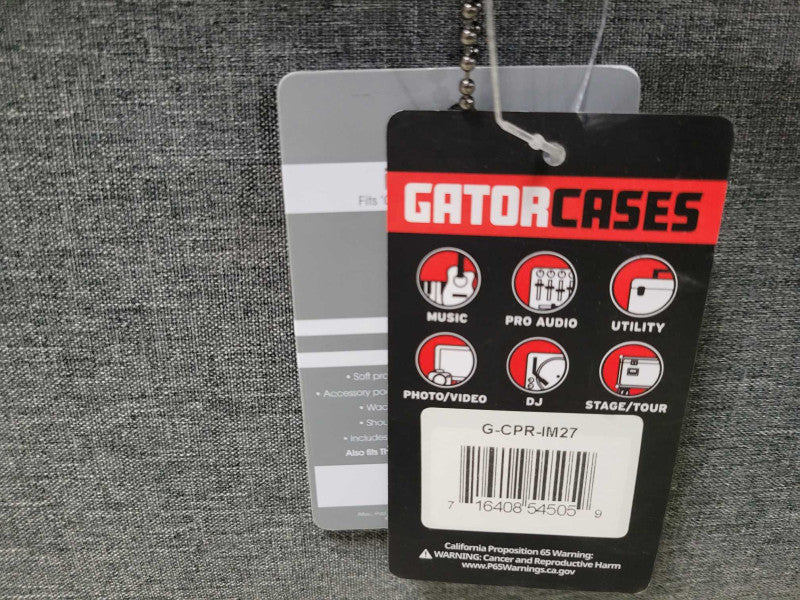 Gator Cases G-CPR-IM27 27" iMac Carry Tote 26.13x20.8x8.25" interior dimens _
