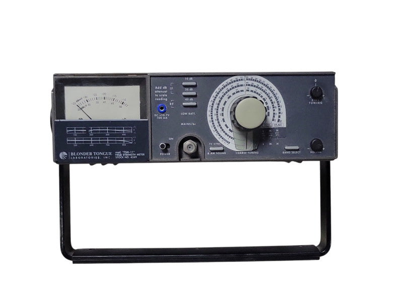 Blonder Tongue FSM-11 Field Strength Meter, READ _