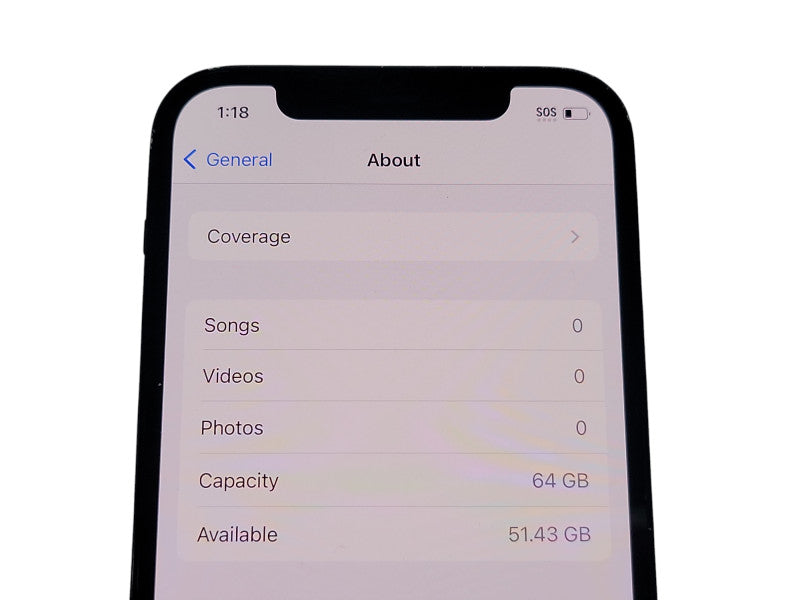 Apple iPhone 12 - 64GB - Space Gray [A2402 | Read] (