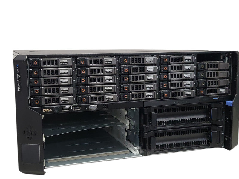 Dell PowerEdge VRTX Blade Enclosure Chassis w/ 24x 2.5" Caddies, 4x PSUs _