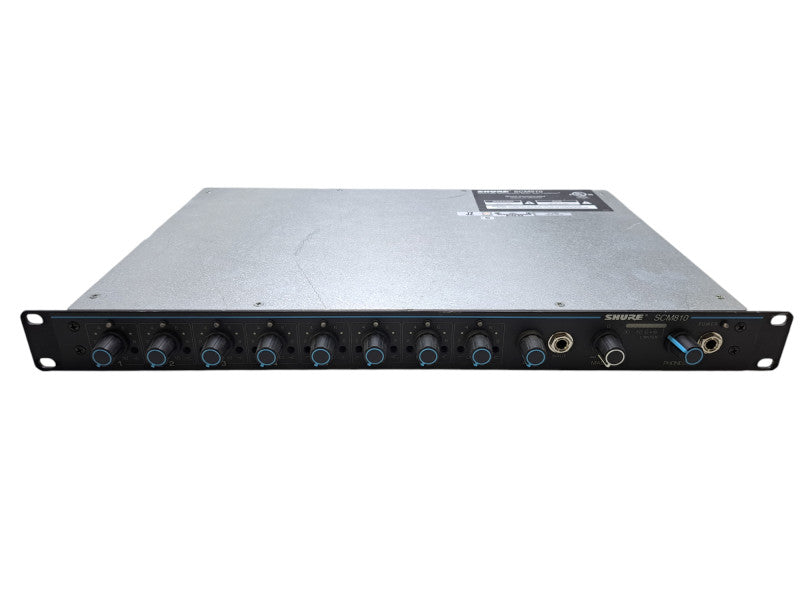 Shure SCM810 8-Channel 1U Microphone Mixer *READ*