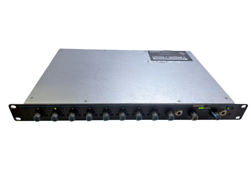 Shure SCM810 8-Channel 1U Microphone Mixer *READ*