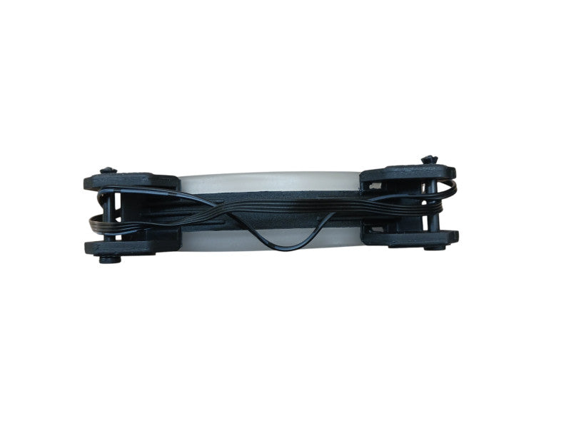 Apevia 120mm x4 Silent Dual Ring RGB Fans with Anti-Vibration Rubber Pads