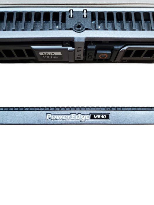 Dell PowerEdge M640 Barebone Server Blade No CPU/RAM 2x Heatsink