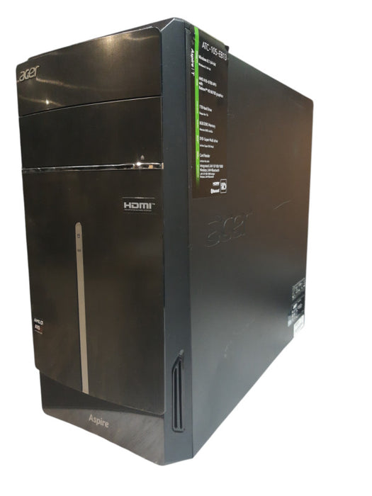 Aspire Acer Tower Desktop AMD A10-7600 3.7GHz 8GB DDR3 NO HDD