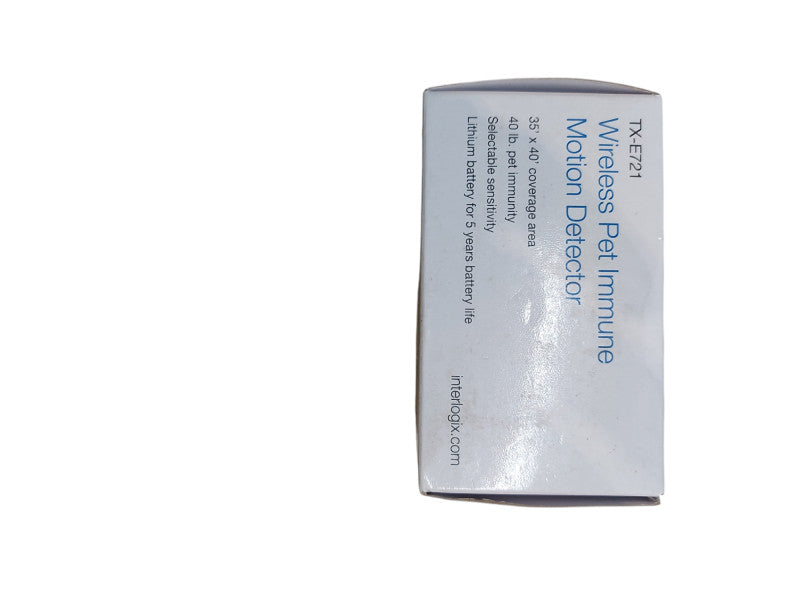 GE Interlogix Wireless Pet Immune Motion Detector TX-E721