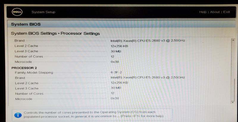 Dell PowerEdge R630 2x Xeon E5-2680 v3 128GB DDR4 H330 Mini - No HDD