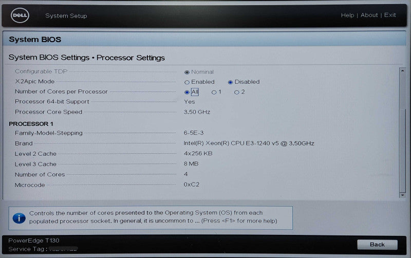 Dell PowerEdge T130, Xeon E3-1240 v5, 32GB DDR4, H730, No HDD