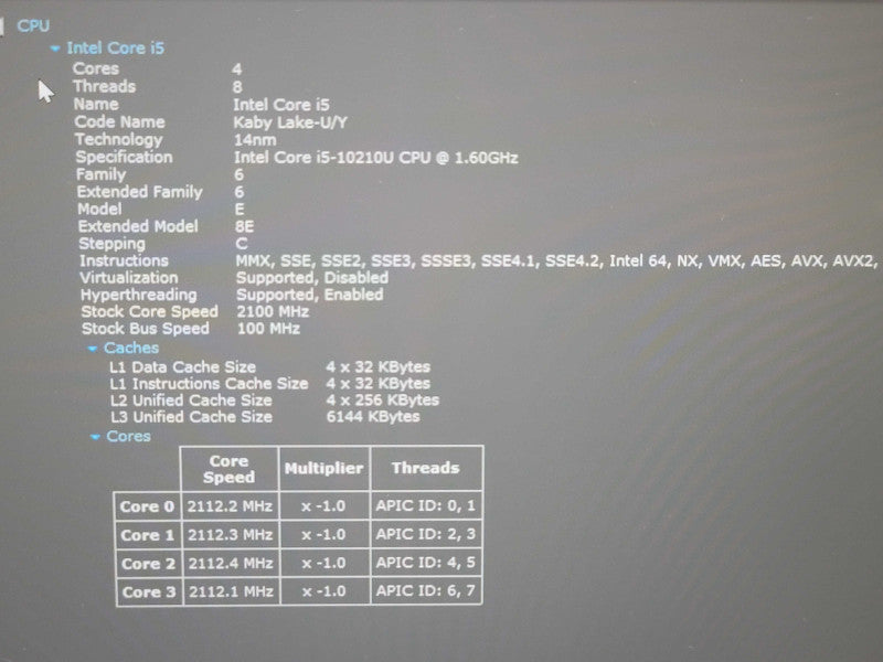 Lenovo ThinkPad T14 i5-10210U 16GB DDR4 256GB SSD  β Lap200