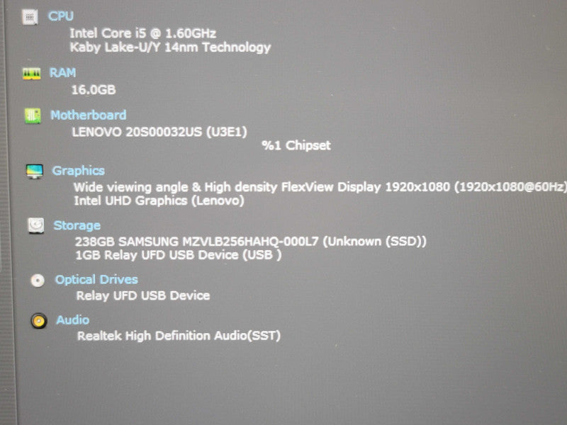 Lenovo ThinkPad T14 i5-10210U 16GB DDR4 256GB SSD  β Lap200