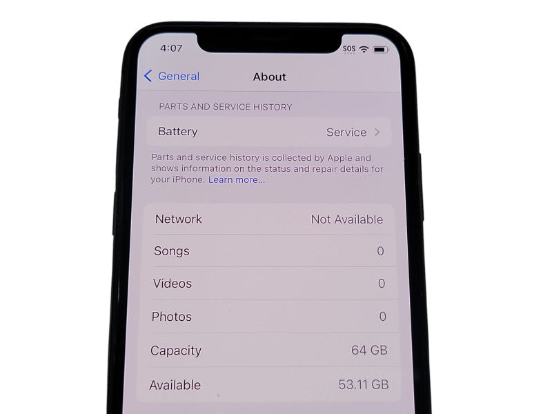 Apple iPhone X - 64GB - Space Gray [A1901] (