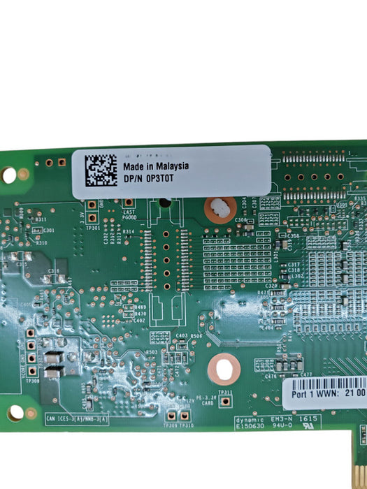 Dell QLogic QLE2690 16Gb Single Port FC Adapter - 0P3T0T