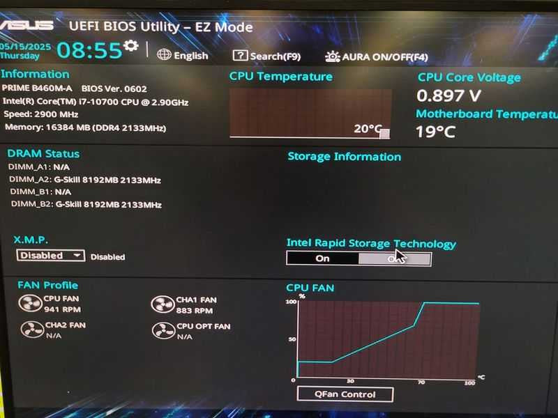 Intel Core i7-10700 ASUS PRIME B460M-A 16GB DDR4 + I/O Plate %