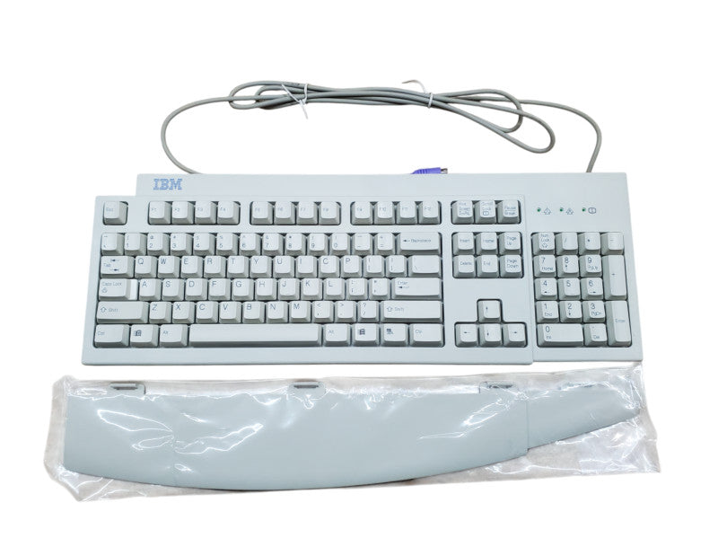 IBM KB-9910 PS/2 Wired Keyboard w/ Palm Rest - 37L2514