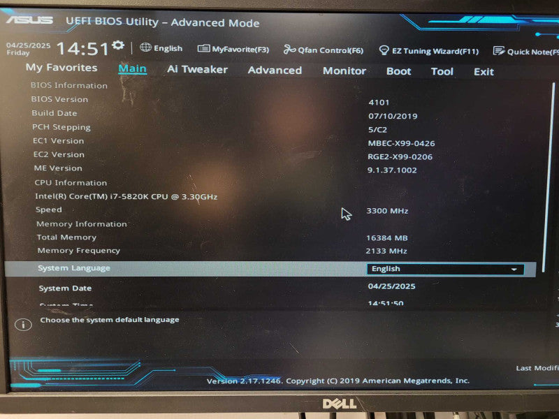 Custom Gaming PC ASUS TUF X99-A i7-5820K 16GB RAM 760W PSU NO HDD/GPU Q!