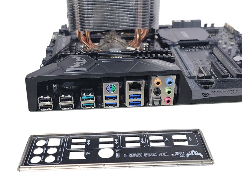 ASUS TUF X299 MARK 2 board w/ Core i7-7820X 3.60GHz CPU 16GB DDR4 RAM Q_