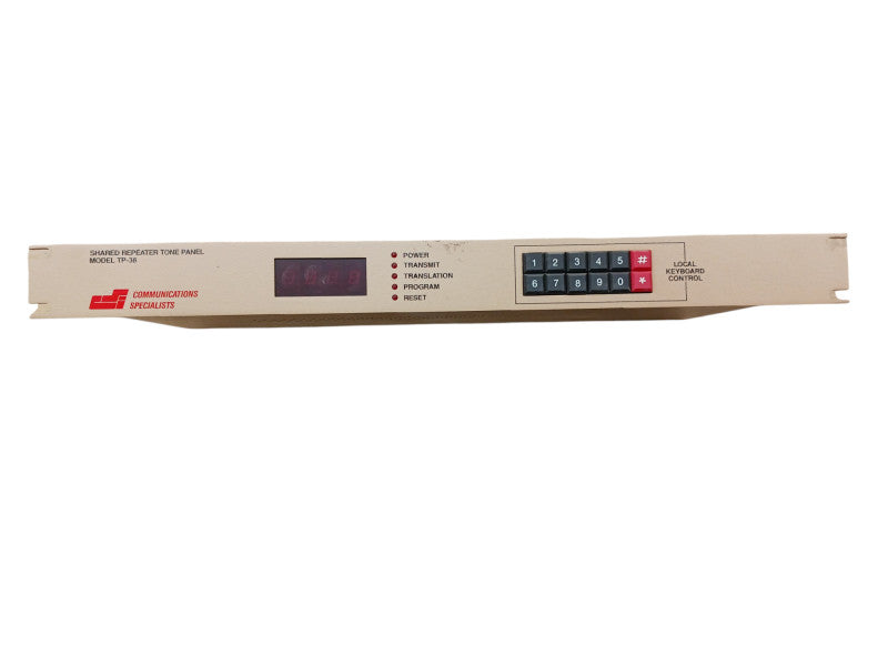 Communications Specialists TP-38 Shared Repeater Tone Panel