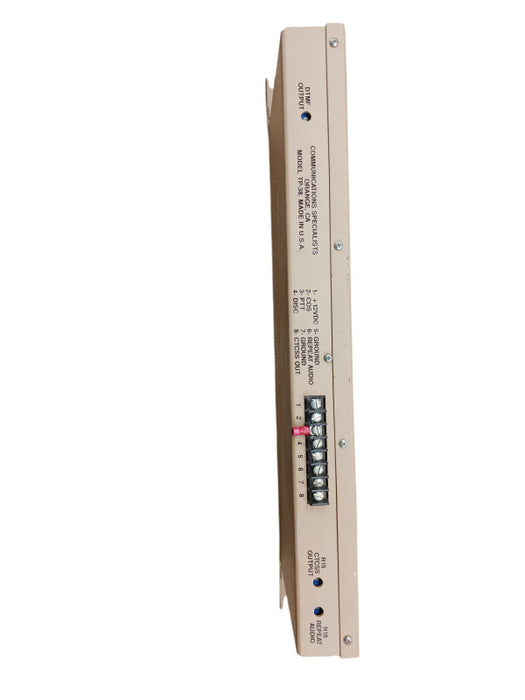 Communications Specialists TP-38 Shared Repeater Tone Panel