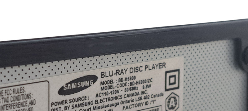 Samsung 3D Blu-Ray DVD Player BD-H5900