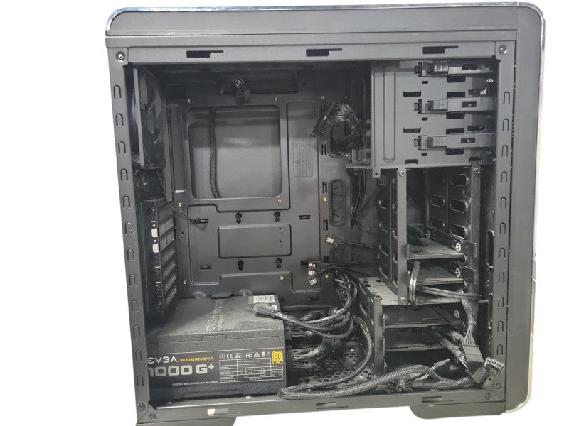 Cooler Master computer case w/ EVGA 1000G+ 1000W PSU, 3x HDD Caddies  _