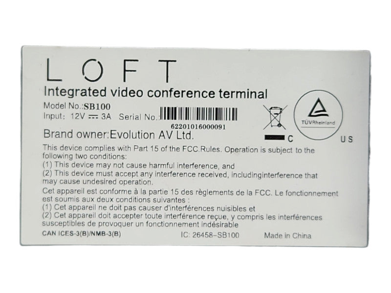 LOFT Tech SB100 Video Sound Bar, READ
