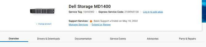Dell PowerVault MD1400 Storage Array 2x 12Gbps SAS Controller 2x 600W PSUs _