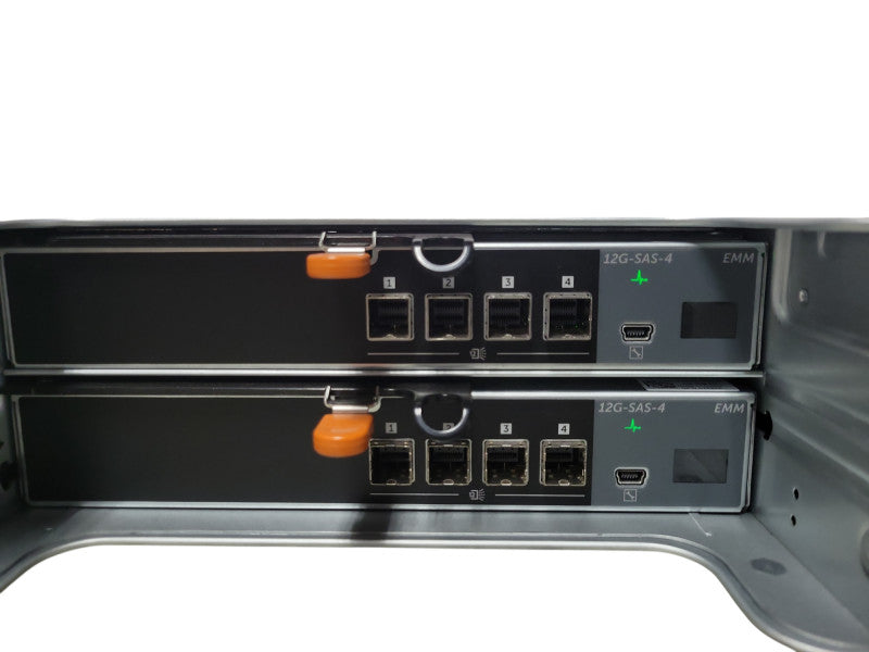 Dell PowerVault MD1400 Storage Array 2x 12Gbps SAS Controller 2x 600W PSUs _