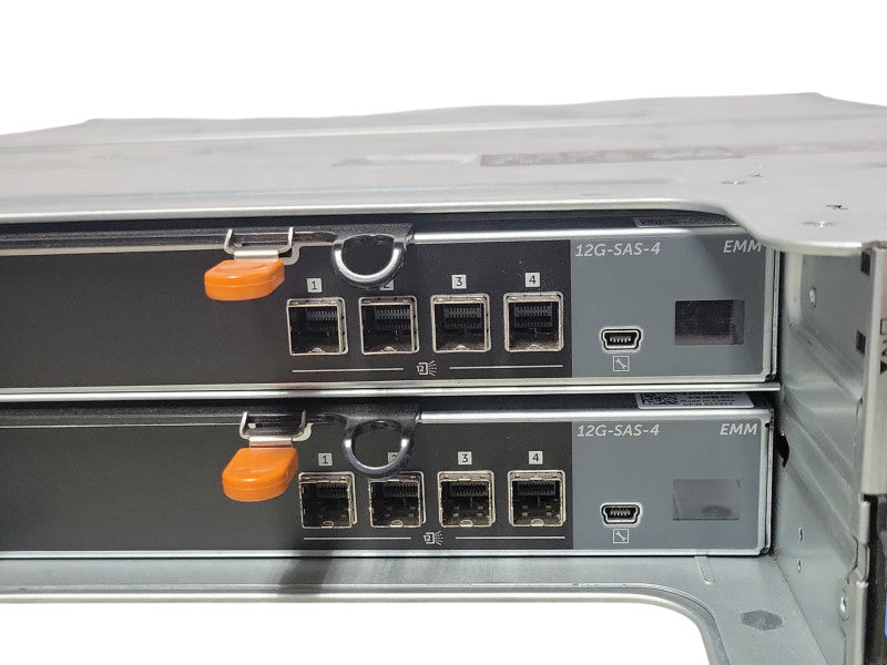 Dell PowerVault MD1400 Storage Array 2x 12Gbps SAS Controller 2x 600W PSUs _