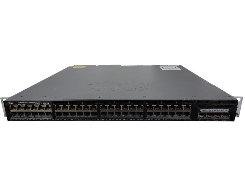 Cisco WS-C3650-48PS-E V02 | 48-Port Gigabit PoE+ Switch w/ 4x 1G SFP !