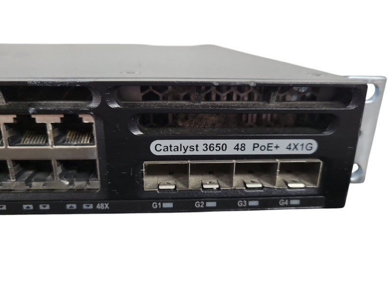 Cisco WS-C3650-48PS-E V02 | 48-Port Gigabit PoE+ Switch w/ 4x 1G SFP !