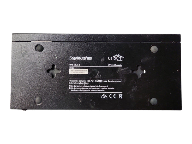 Ubiquiti EdgeRouter LITE (ERLite-3), Factory Reset