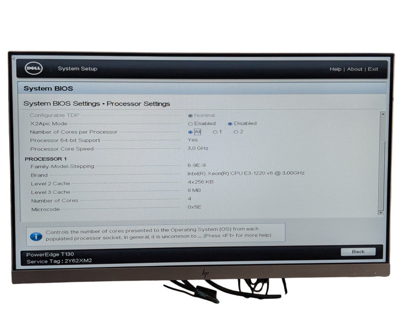 DELL PowerEdge T130 Intel Xeon E3-1220 v6 32GB RAM  Small Tower Server  -