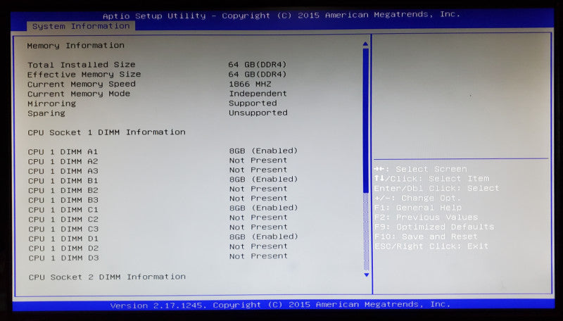 Lenovo ThinkServer RD550 2x Xeon E5-2630 v3 64GB DDR4 - No HDD