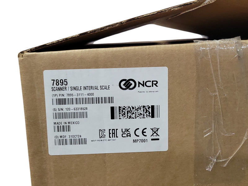 NCR 7895 MP7001 Bi-Optic Imager POS Barcode Scanner Scale 7895-3111-4000 _