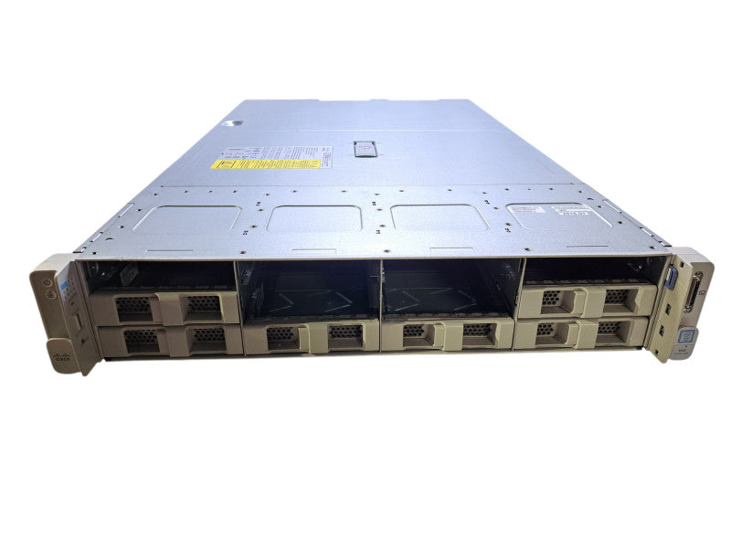 Cisco UCS C240 M5 | 2x Xeon Silver 4110, 128GB DDR4, 3.2TB U.2 SSD, 12G HBA