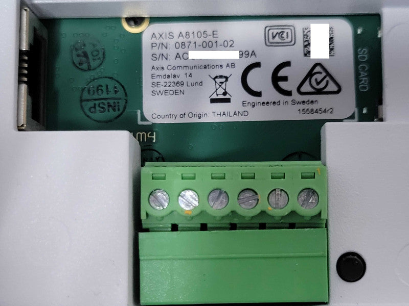 Axis A8105-E Network Video Door Station, READ _