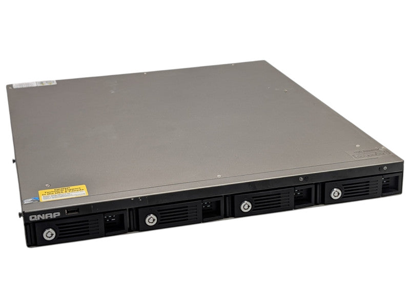 QNAP TS-469U-RP 4 Bay 3.5 inch NAS 2x PSU 2x 4TB HDDs Intel D2701  -