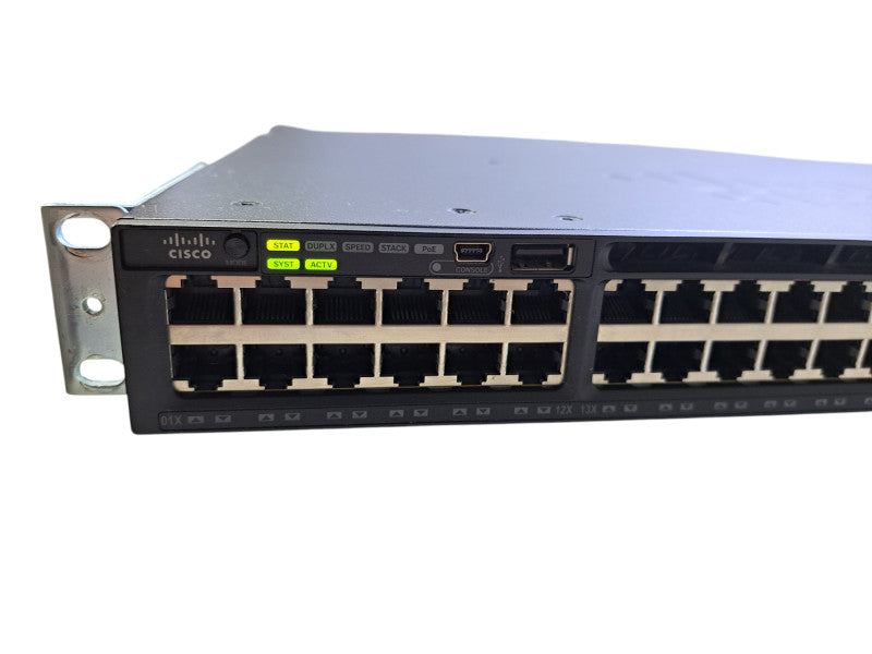 Cisco WS-C3650-48PS-S V04 | 48-Port Gigabit PoE+ Managed Switch 4x 1G SFP