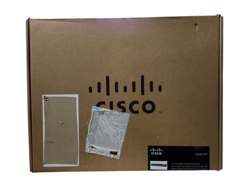 *NEW OPEN BOX* Cisco SG300-52P- 52-Port Gigabit PoE Managed Network Switch