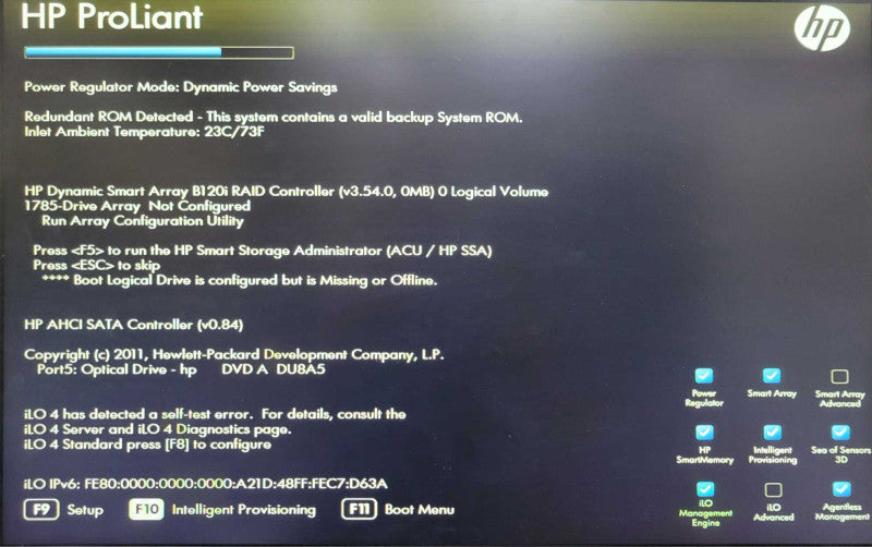 HP ProLiant MicroServer Gen8 Xeon E3-1220Lv2 2.30GHz 16GB RAM B120i 3.5" _