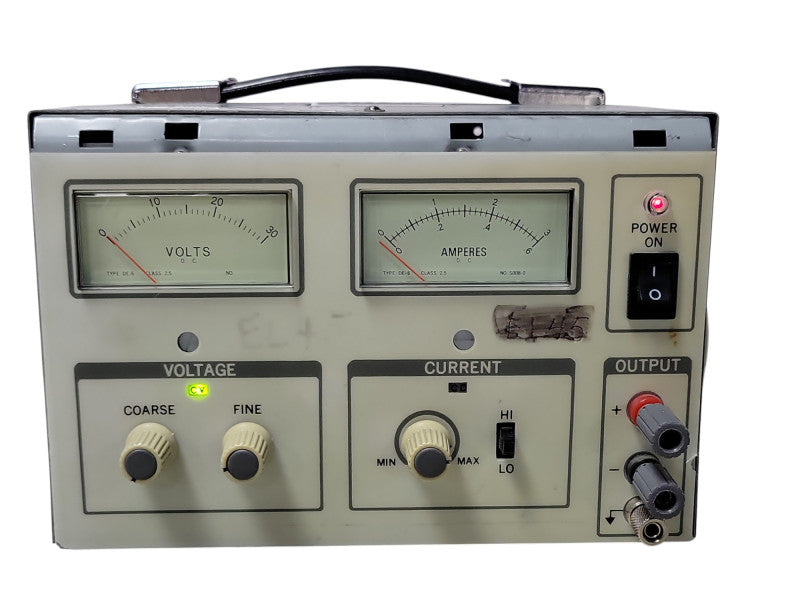 Circuit test electronics PS3030 30V 3 Amp regulated DC Power supply, READ _