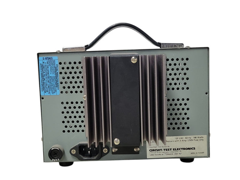 Circuit test electronics PS3030 30V 3 Amp regulated DC Power supply, READ _